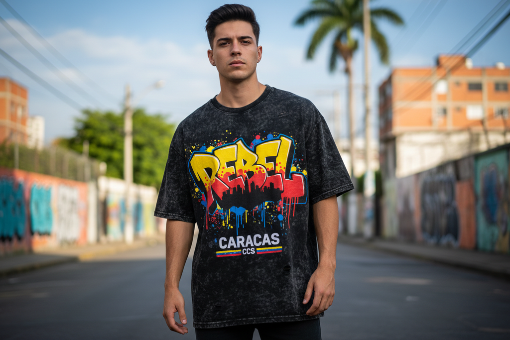 Rebel Caracas Modelo Frente