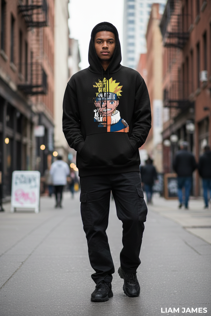Sudadera Naruto Negra