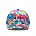 Trucker Blanco Azul