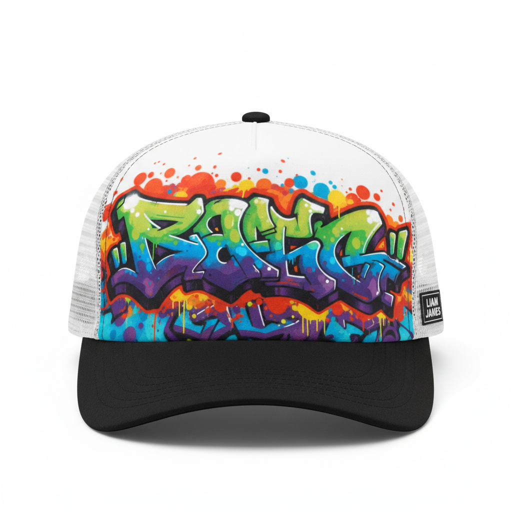 Trucker Blanco Negro